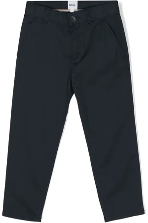 HUGO BOSS Bukser i twill med lige ben