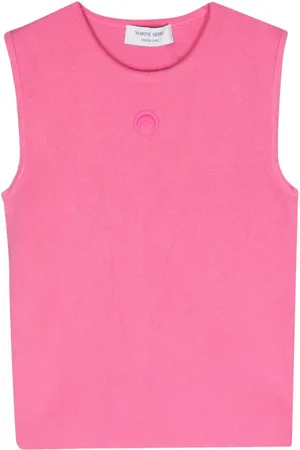 Marine Serre Strikket tank-top