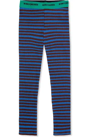 Bobo Choses Ribstrikkede leggings med striber