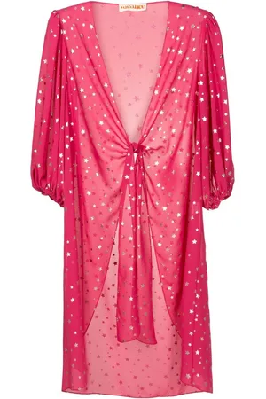 Olympiah Strand-cover-up med stjernetryk