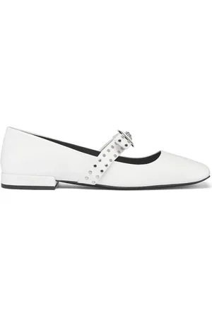 VERSACE Gianni Ribbon ballerinaer med nitter