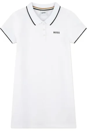 HUGO BOSS Polo med logo-print