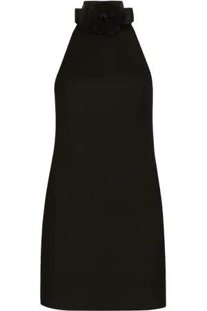 Dolce & Gabbana ærmeløs kort kjole med blomstertryk