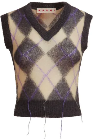 Marni Ternet vest i strik