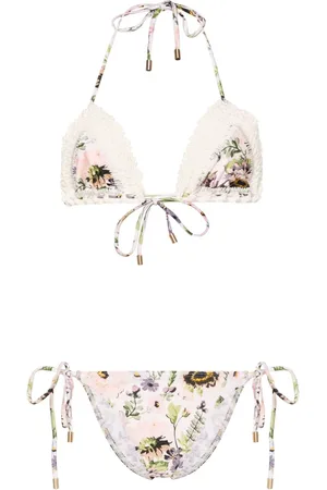 ZIMMERMANN Halliday bikini med hæklet kant