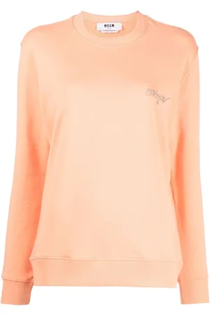 Msgm Sweatshirt med broderet logo