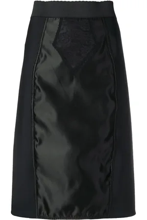 Dolce & Gabbana Nederdel med satin-paneler