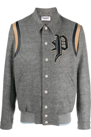 Philipp Plein Bomberjakke med logo-applikation