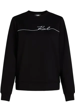 Karl Lagerfeld Sweatshirt med broderi