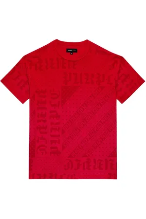 Purple Brand T-shirt med logotryk