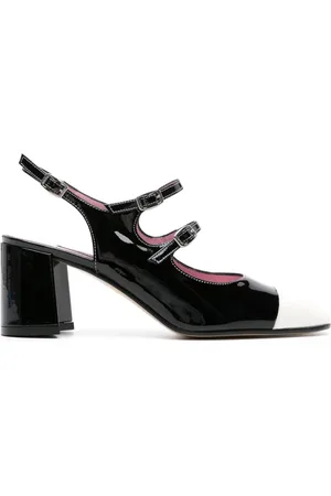 Carel Papaya 60mm pumps i imiteret læder