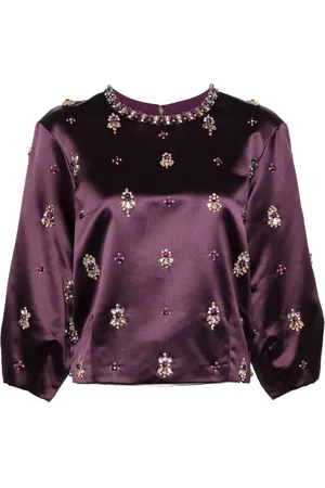 Jenny Packham Disco-satintop