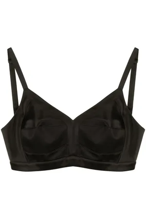 Alexander McQueen Cropped top med spaghetti-stropper