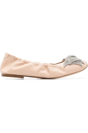 Casadei Ballerinaer med rhinsten-sløjfe