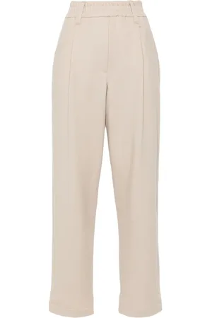 Brunello Cucinelli Cropped joggingbukser med smalle ben