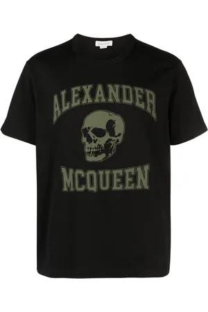 Alexander McQueen T-shirt med logotryk