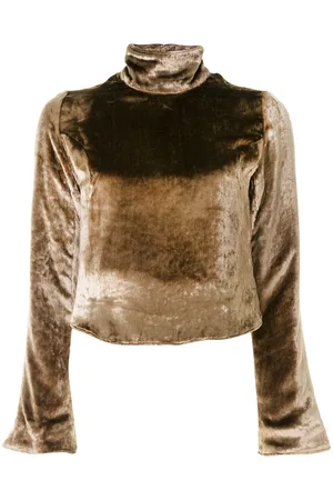 Sulvam Cropped sweatshirt i velour