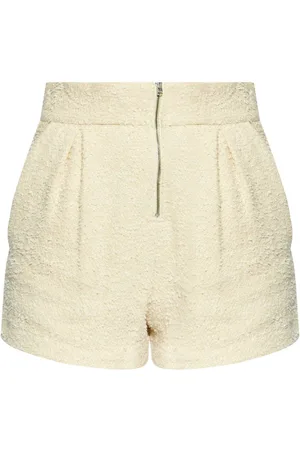 IRO Shorts i bouclé med lynlås
