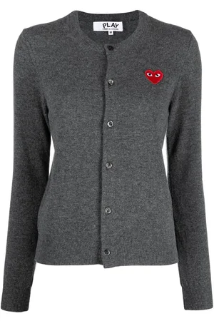 Comme des Garçons Cardigan med hjertemærke og knapper