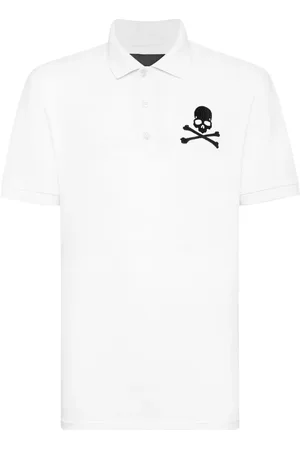 Philipp Plein Skjorte med Skull&Bones-tryk