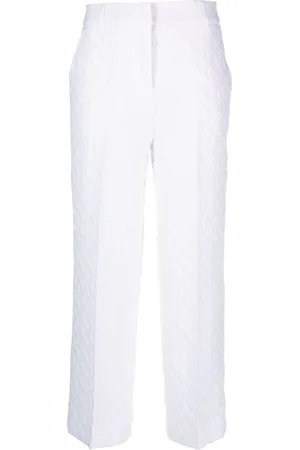 Cecilie Bahnsen Cropped Jaylee bukser med lige ben
