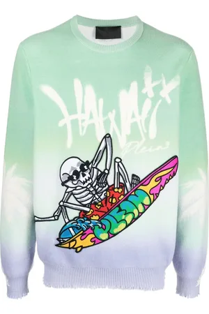 Philipp Plein Trøje med grafisk blomstertryk