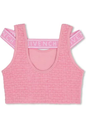 Givenchy Cropped top med 4G-monogram-jacquard