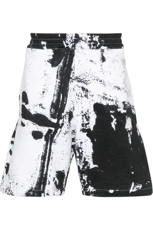 Alexander McQueen Shorts med malingssprøjt