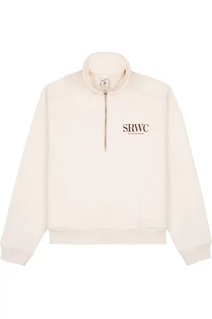 Sporty & Rich Upper East Side sweatshirt med lynlås