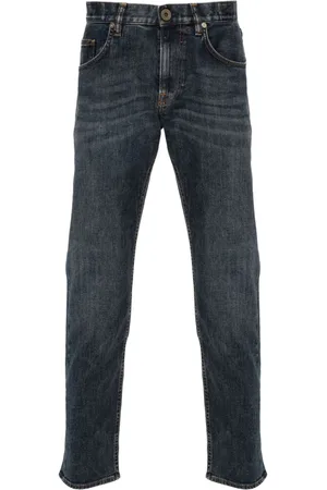 ELEVENTY Stenvaskede jeans med smal pasform