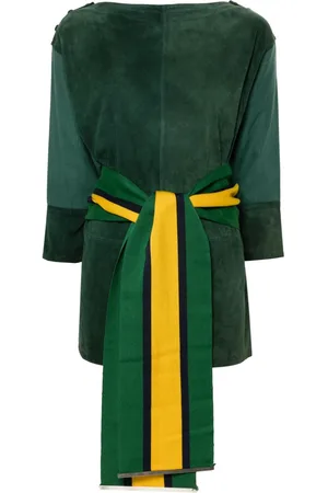 Gianfranco Ferré Ruskindsbluse med bundet talje fra 1980