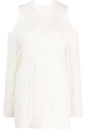 P.A.R.O.S.H. Hæklet trøje med off-shoulder-snit