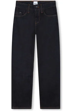 HUGO BOSS Jeans med lige ben og mellemhøj talje