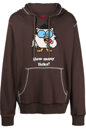 MOSTLY HEARD RARELY SEEN How Many Licks hættetrøje med grafisk tryk