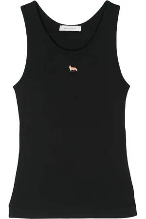 Maison Kitsuné Ribbet tanktop med rævemotiv