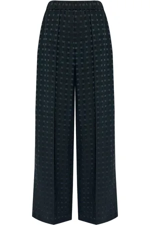 Kenzo Weave palazzo-bukser