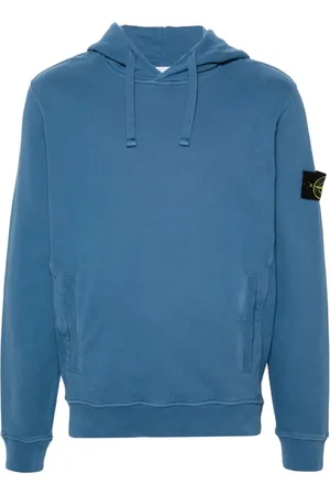 Stone Island Hættetrøje med kompasmærke og logo