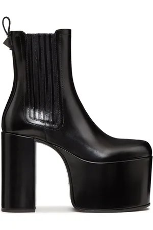 VALENTINO GARAVANI One Stud 125mm støvler med plateausål