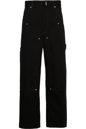 Givenchy Carpenter-jeans med brede ben og logoplade