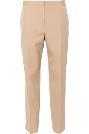 Jil Sander Cropped bukser med tilspidsede ben