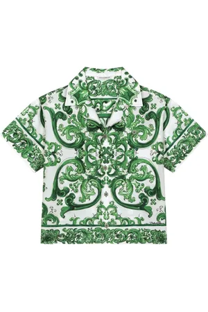 Dolce & Gabbana Majolica silkeskjorte