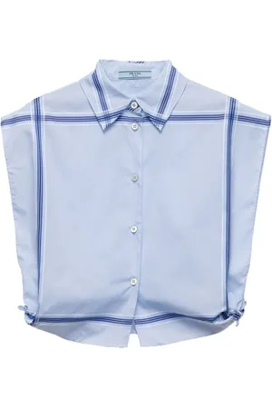 Prada Ternet cropped skjorte
