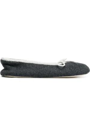 N.PEAL Bow tie slippers
