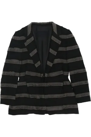 Lanvin Stribet blazer i silke fra 2003