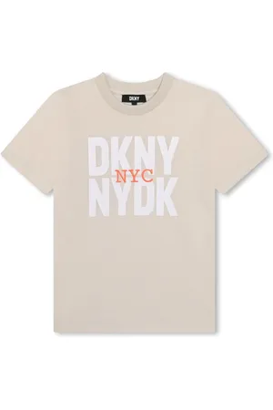 DKNY T-shirt med omvendt logotryk