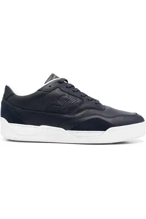 Emporio Armani Sneakers med logoprægning og snøre