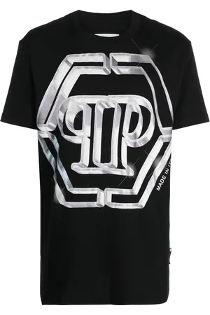 Philipp Plein Kortærmet T-shirt med logotryk