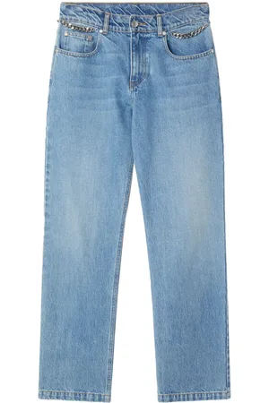 Stella McCartney Jeans med lige ben og Falabella-kæde