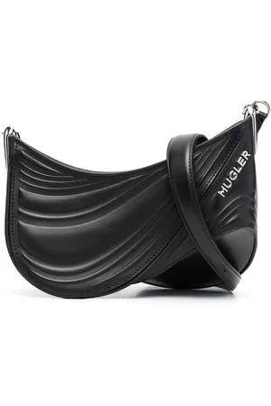 MUGLER Lille Spiral Curve 01 præget crossbody-taske
