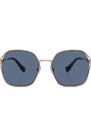 Miu Miu Oversize solbriller med tonet glas